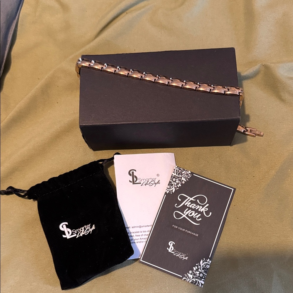 Rose Gold and Silver Link Bracelet